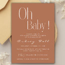 Search for earthy baby shower invitations Simple