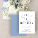 Search for sip sip hooray bridal shower invitations Modern