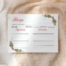 Search for christmas recipe cards Winter