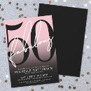 Search for girl 50th birthday invitations Fifty and fabulous