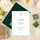 Search for emerald green invitations Calligraphy