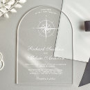 Search for nautical compass wedding invitations Beach
