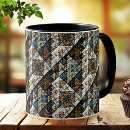 Search for abstract geometric pattern mugs Chequered