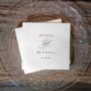 Search for black and white napkins Traditional classic classy