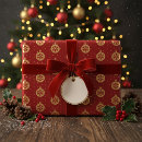Search for gold and red wrapping paper Traditional