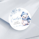 Search for polar bear stickers Boy baby shower