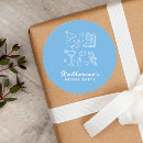 Search for beach bridal shower stickers Blue