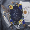 Search for royal blue and black wedding invitations Luxury