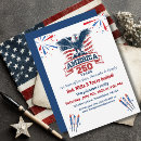 Search for bald eagles invitations 250 years of freedom