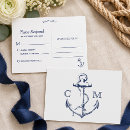 Search for tie the knot wedding rsvp cards Nautical