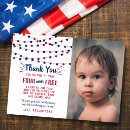 Search for 4th of july photo cards Red white and blue