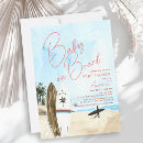 Search for beach baby girl shower invitations Surfboard