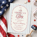 Search for red white and blue birthday invitations 4th of july birthday