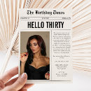 Search for funny retro birthday invitations Modern