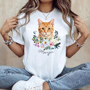 Search for ginger cat tshirts Portrait