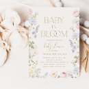 Search for spring tea party invitations Baby in bloom