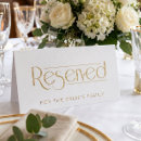 Search for gold reserved wedding signs Minimalist