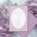 Search for purple lace wedding invitations Vintage