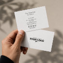 Search for add business cards Elegant minimalist design