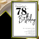 Search for 78th invitations Elegant