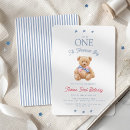 Search for bow tie 1st birthday invitations Watercolor