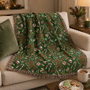 Search for gingerbread man blankets Green