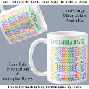 Search for rainbow name mugs Birthday