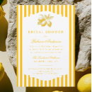 Search for lemon shower invitations Stripes