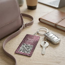 Search for purple logo key rings Scan me