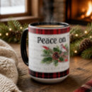 Search for woodland mugs Red and black