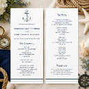 Search for nautical wedding programs Navy