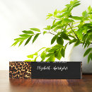 Search for leopard name plates Stylish