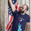 Search for statue of liberty tshirts Red white and blue