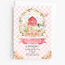 Search for pig party invitations Barnyard bash