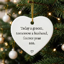 Search for mother son christmas tree decorations Dad