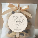 Search for cream and red wedding stickers Thank you