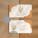 Search for celestial business cards Sun and moon