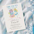 Search for garden tea bridal shower invitations Teacups