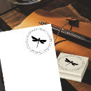 Search for dragonflies rubber stamps Return address