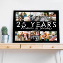 Search for 25th anniversary wedding decor Photo collage