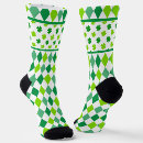Search for shamrock socks Green white