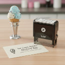 Search for cream rubber stamps Ice cream cone