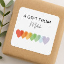 Search for rainbow name stickers Trendy