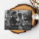 Search for we did it invitations Minimalist