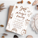 Search for 5x7 baby shower invitations A baby is brewing