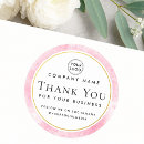 Search for cursive font stickers Business thanks promotional