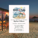 Search for beach 40th birthday invitations Tropical