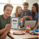 Search for black and white teen birthday invitations For kids