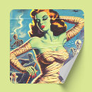 Search for vintage horror stickers Halloween