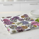 Search for day of the dead tea towels Dia de los muertos